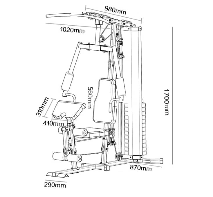 Home Gym Machine (JX Fitness) 4