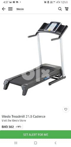 weslo treadmill 0