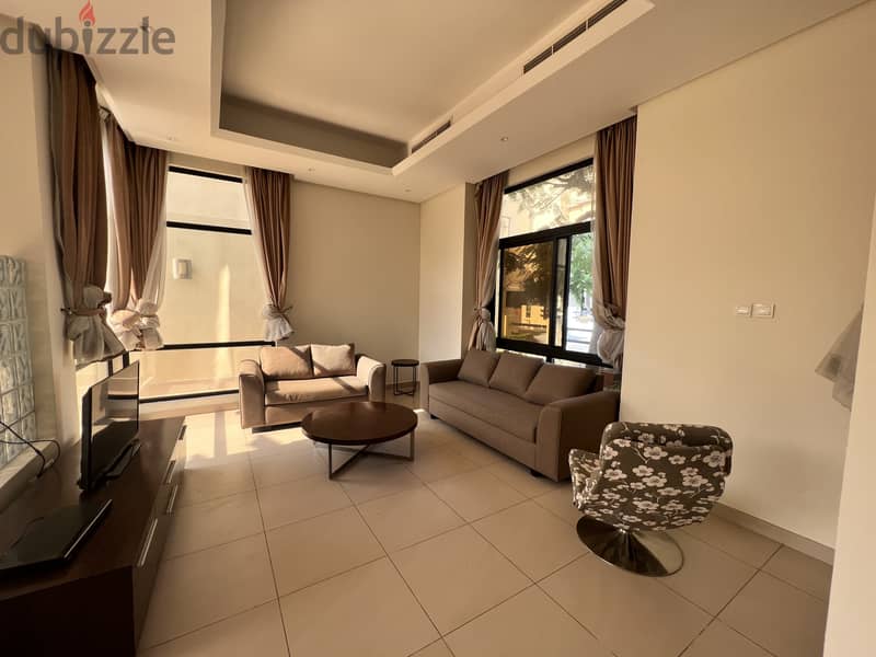 modern fully/semi furnished 3 bedroom villa for rent close to bsb 2