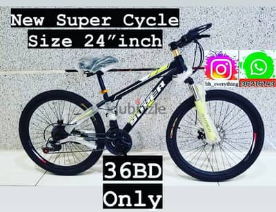 (36216143) New Arrival Super cycle size 24 inch 36BD Only  Shimano gea