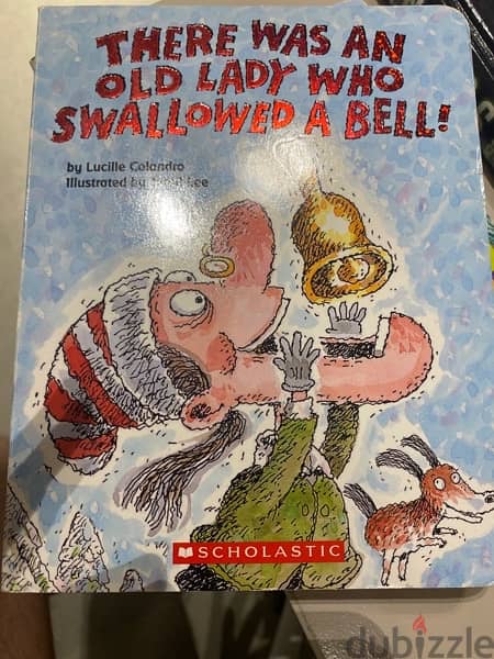kids book. There was an old lady who swallowed a bell 0