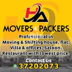 Shifting/moving/Packing services