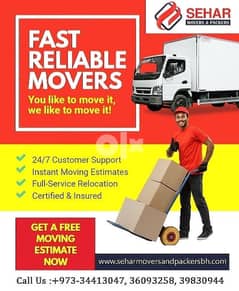 Movers Packers service Bahrain lowest price 0