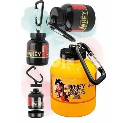 Protein Powder Bottle Keychain 200ML