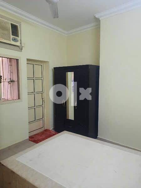 One room available in double room flat only for Kerala Bachelor 80 BD 1