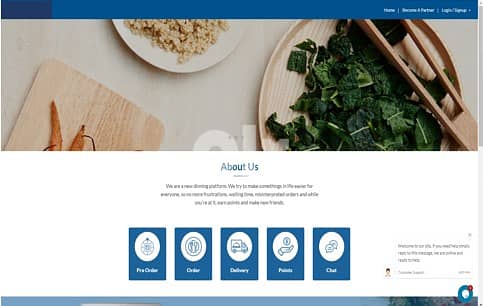 Innovative Multi-restaurant mobile application & website for sale 1