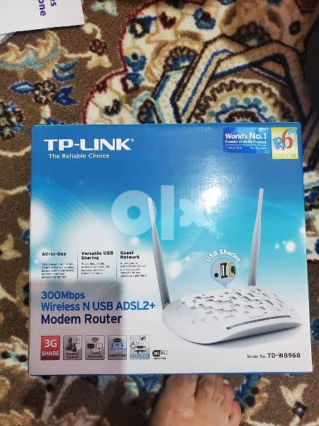 TP_link router and modem 0