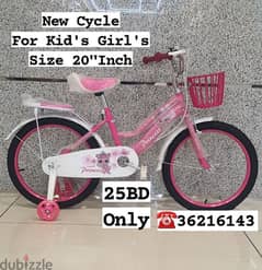 (36216143)
New Cycle for kid’s with LED Lights on the side wheels