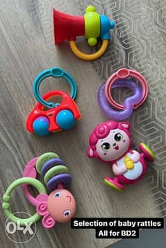 selection of baby rattles 0
