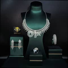 اطقم شبكات الماس مجوهرات الحامد www. instagram. com/alhamed_jewellery 0