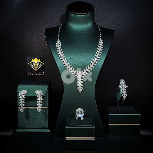 اطقم شبكات الماس مجوهرات الحامد www. instagram. com/alhamed_jewellery 9