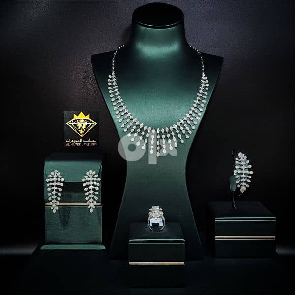 اطقم شبكات الماس مجوهرات الحامد www. instagram. com/alhamed_jewellery 11