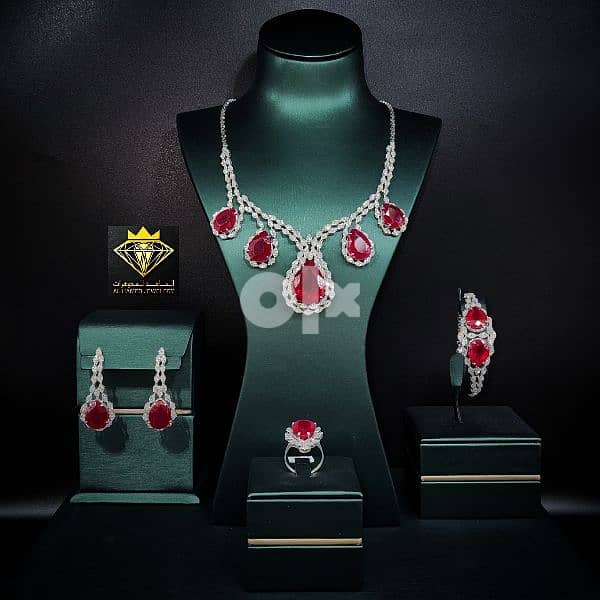 اطقم شبكات الماس مجوهرات الحامد www. instagram. com/alhamed_jewellery 15