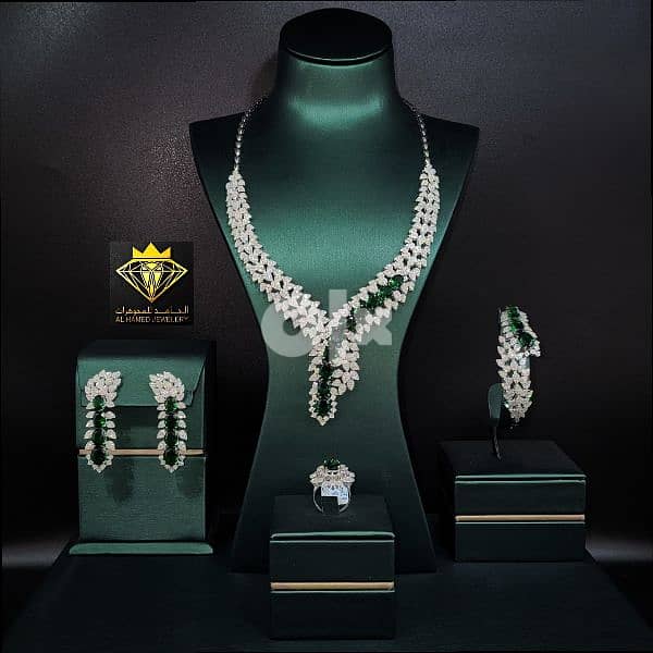 اطقم شبكات الماس مجوهرات الحامد www. instagram. com/alhamed_jewellery 16