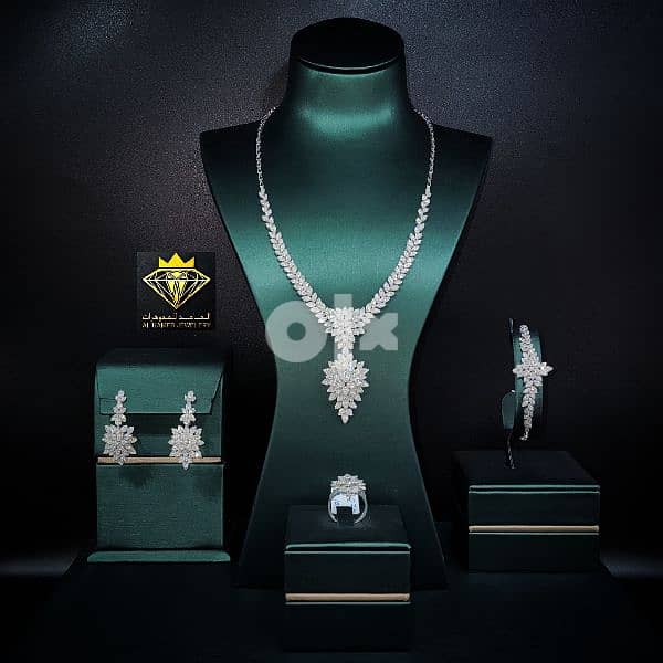 اطقم شبكات الماس مجوهرات الحامد www. instagram. com/alhamed_jewellery 18
