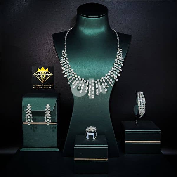 اطقم شبكات الماس مجوهرات الحامد www. instagram. com/alhamed_jewellery 19