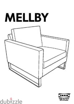 IKEA armchair -Melby.