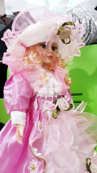 Princess doll umbrella styled