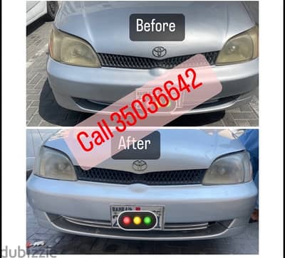 headlight polishing 5bd only with machine