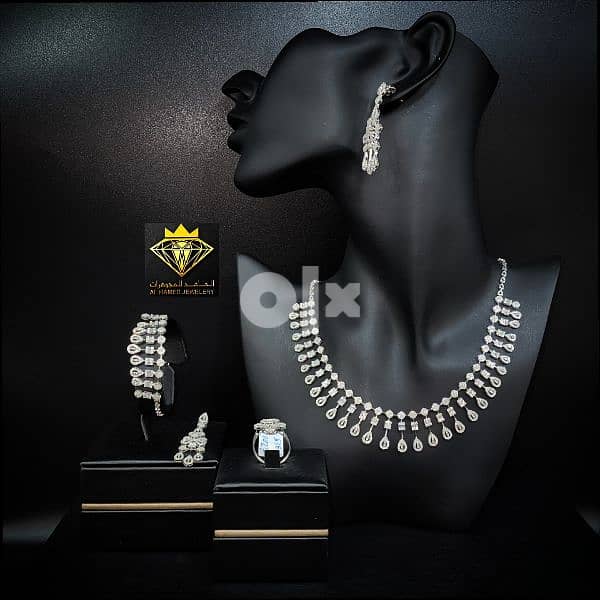 اطقم الماس شبكات الماس مجوهرات الحامد البحرين مجمع العالي #مجوهرات 4