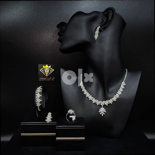اطقم الماس شبكات الماس مجوهرات الحامد البحرين مجمع العالي #مجوهرات 10