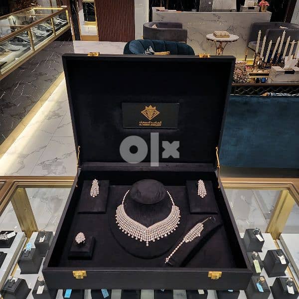اطقم الماس شبكات الماس مجوهرات الحامد البحرين مجمع العالي #مجوهرات 15