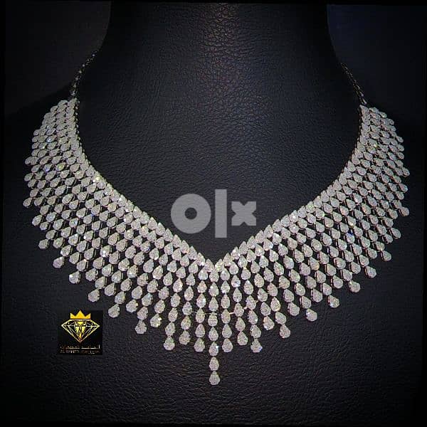 اطقم الماس شبكات الماس مجوهرات الحامد البحرين مجمع العالي #مجوهرات 16