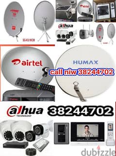 cctv camera and satellite dishantina for sell and installations