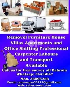 Muharraq House shifting furniture Moving packing service Available 0