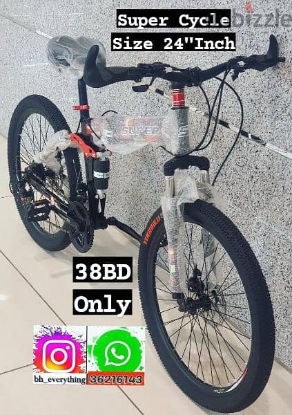 (36216143) New Arrival Super Foldable Cycle Size 24”inch Shimano gear 1