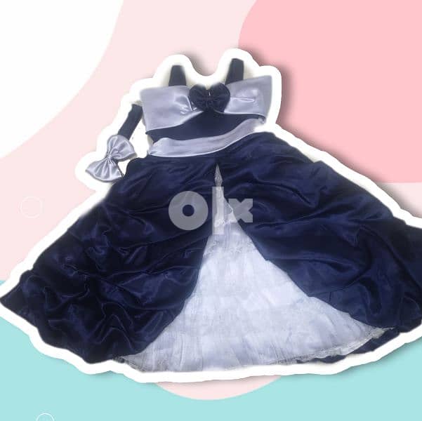 Party frock princess frock baby girl birthday party dress 0