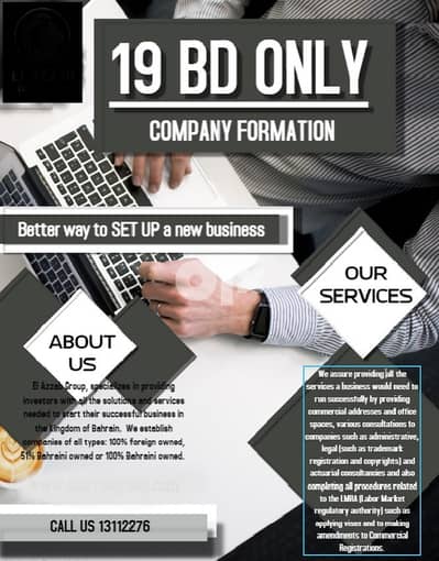 With new promo offer get now Company Formation Only19 BD