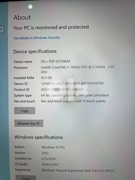 Microsoft Surface Laptop Core i7 16GB Ram 512SSD 1
