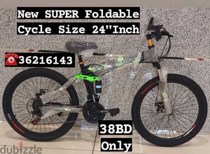 (36216143) New Arrival Foldable Super Cycle Size 24" inch  Shimano Ge