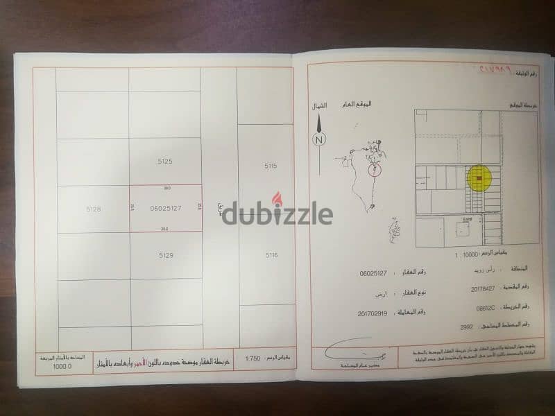 Two lands in Ras Zuwayed each 1000sqm for sale 2