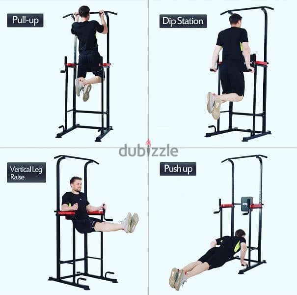 (36216143) Free Standing Pull up Bar,Parallel Bar,Dips Station and Pus 1