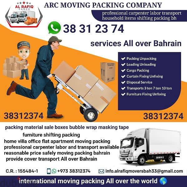 packer mover Bahrain responsible for safely moving packing 0