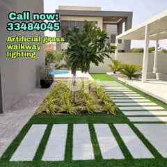 Artificial grass with steps 0