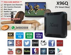 Smart 8K TV Box / Android 10 / 8GB Ram / 128GB Rom / All TV Channel 0