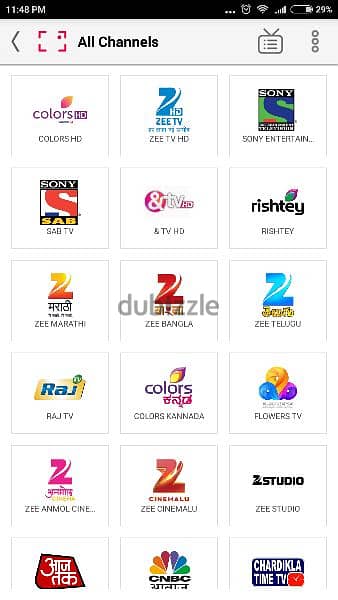 Android Smart tv box reciever/All countries channels without dish 3