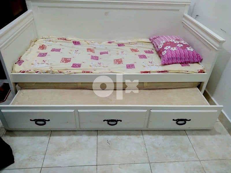 Bed with Underneath Bed For Sale 1