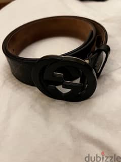 Gucci leather belt 0