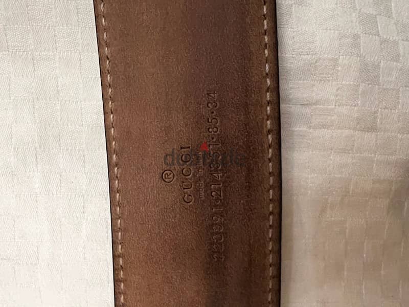 Gucci leather belt 2