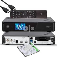 VU+ UNO 4K SE - UHD HDR 1x DVB-S2 FBC Sat Twin Tuner E2 Linux Receiver 0