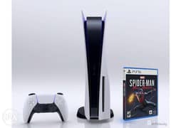 Ps5 with spiderman miles morales cd edition 0