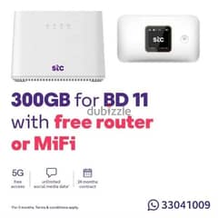 STC Router or Mifi device and SIM card