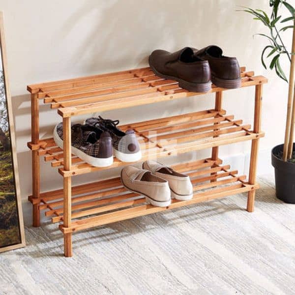 wooden Shoe rack 0