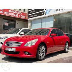 Infiniti G37 2011 Full option One owner Recently serviced Km: 120 o 0