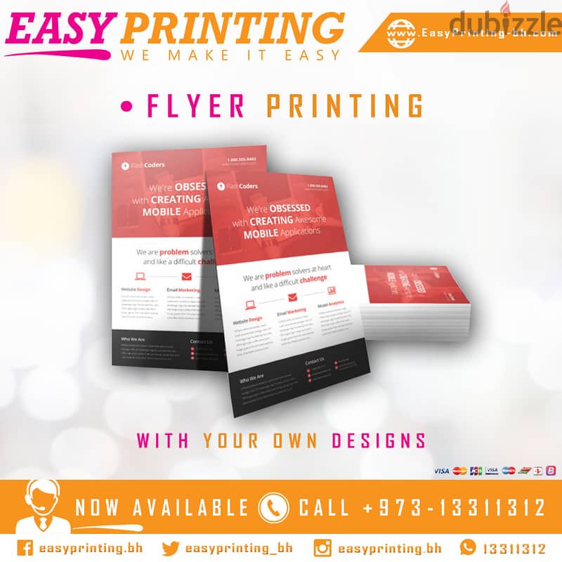 Flyers Printing - With Free Delivery Service! 0