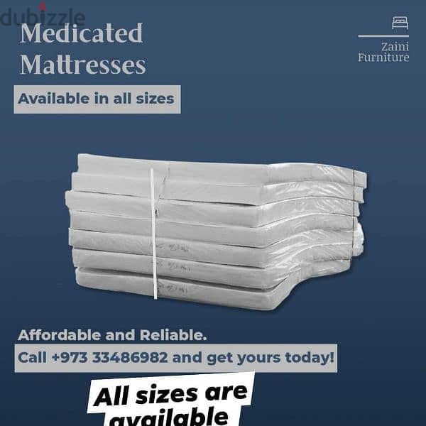 new medicated mattress and new furniture for sale 2